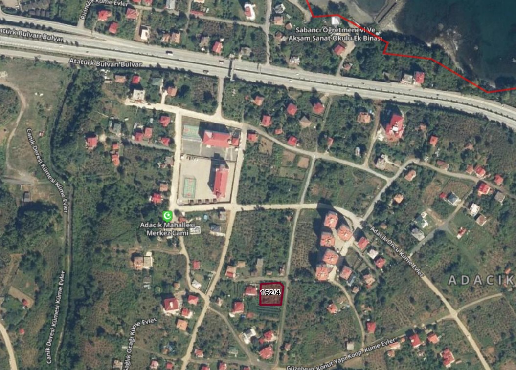 MABEL GAYRİMENKUL/BEŞİKDÜZÜ/ADACIK 4 KAT İMARLI VİLLALIK ARSA